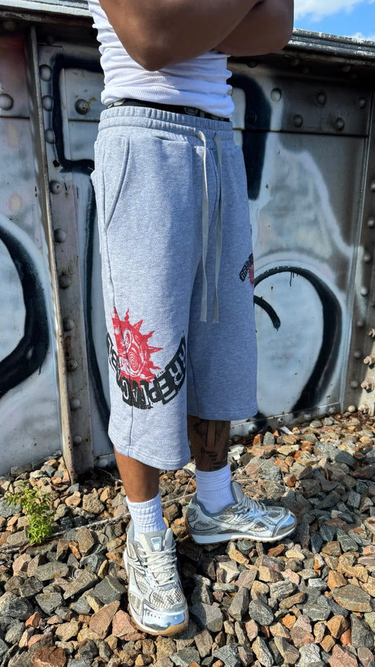 Grey Chaos Shorts