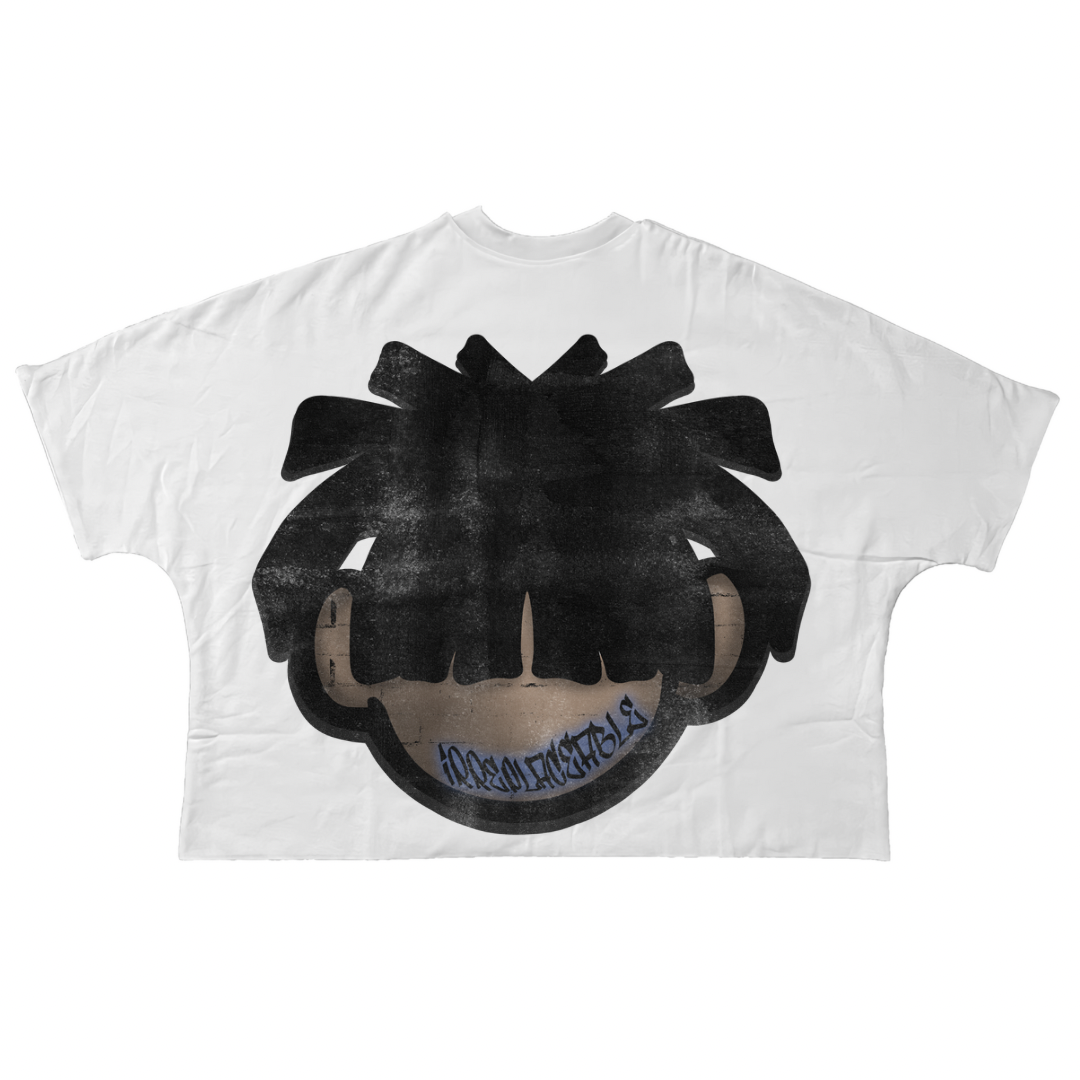 $$ BOXY FIT CROPPED TEE