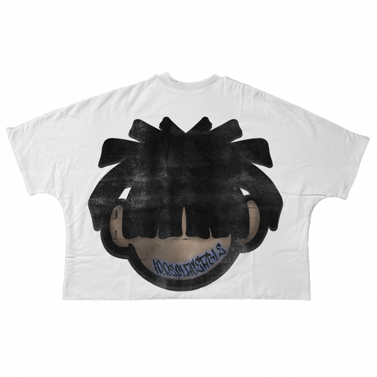 $$ BOXY FIT CROPPED TEE