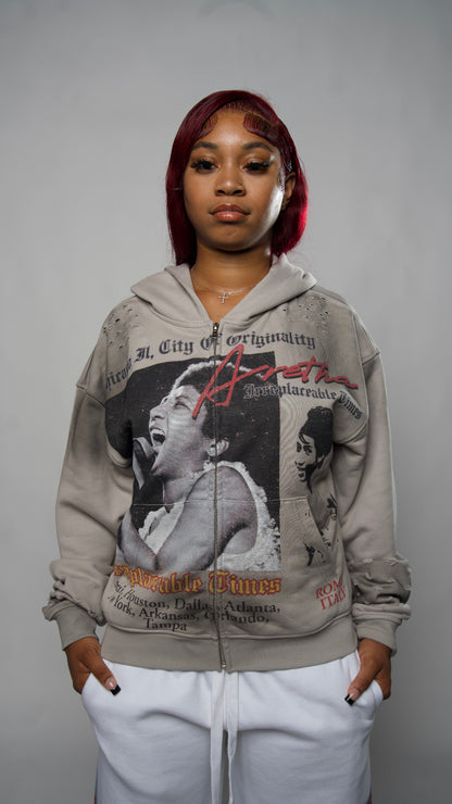 ARETHA ZIP UP